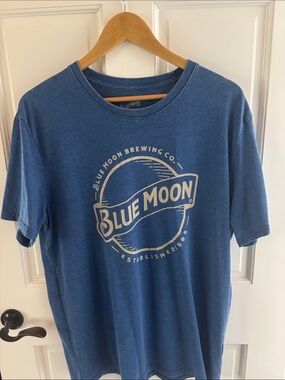 Lucky Brand Blue Moon Graphic Tee - Blue